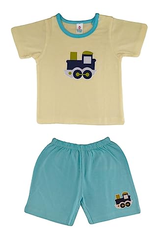 Image of Cotton T-Shirt and Pajama Set New Born /Infant /Baby Boy and Girl(Pack of 3)