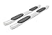 Rough Country Stainless Steel Oval Nerf Steps for Chevy Silverado & GMC Sierra 1500/2500HD/3500HD (2019-2025) Crew Cab - OEM Style Rails with Built-in Side Steps