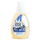 Molly’s Suds Fabric Softener Liquid for Sensitive Skin | Vinegar-Powered, Infused with Essential Oils | Fights Static, Reduces Wrinkles, Deodorizes | Ocean Mist, 50 Loads