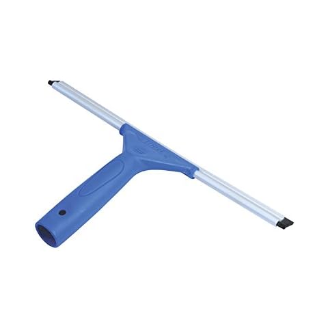 Ettore-17008 8-Inch All Purpose Window Squeegee with Lifetime Silicone Rubber Blade, Blue Cover