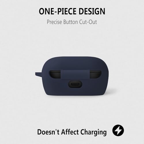 Image of WELFO Soft Silicone Case Cover for Bosee New QuietComfort (2024) (Blue)