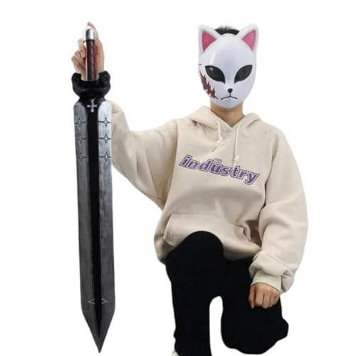 damdos Halloween Prop 40 Black-Asta Sword Clover Cosplay Props,The Black Swords Clover Cosplay Weapon Birthdays Gifts
