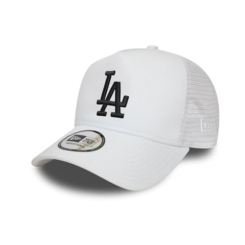 New Era Los Angeles Dodgers Black White Edition A-Frame Adjustable Trucker Cap - One-Size 1