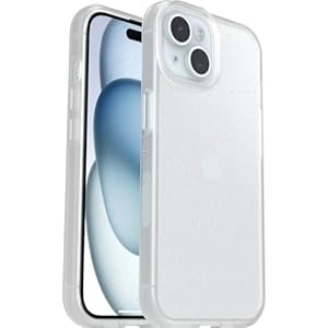 OtterBox Sleek Series-hoesje voor iPhone 15, schokbestendig, valbestendig, ultradun, beschermende, getest volgens militaire standaard, Stardust, Zonder Verpakking