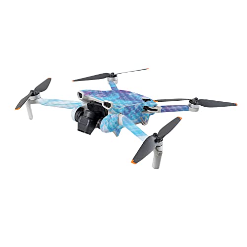 Image of MightySkins Carbon Fiber Skin Compatible with DJI Mini 3 - Paint Vapor | Protective, Durable Textured Carbon Fiber Finish | Easy to Apply | Made in The USA