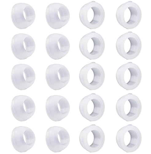 Image of 16435 Plastic Santoprene Swivel Seal, Fit for PEX Fittings /Valves, 20 pcs | 1 /2 inch PEX Swivel Cone Washer RV Water Line Gasket Fits Most RVs, Camper, Travel Trailer Swivel Type Water Connectors