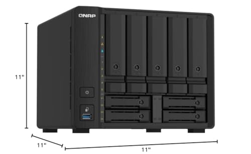 Image of QNAP TS-932PX-4G 5+4 Bay High-Speed NAS with Two 10GbE and 2.5GbE Ports