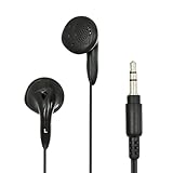 Egghead® Stereo Earbud with Foam Ear Cushions, 4-Foot PVC Cord, 3.5mm TRS Plug, Budget-Friendly, Ideal for Everyday Audio Use, Pack of 50