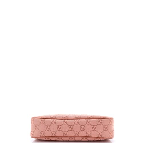 Pre-Loved Ophidia Zip Pochette Shoulder Bag GG Canvas Small, Pink4