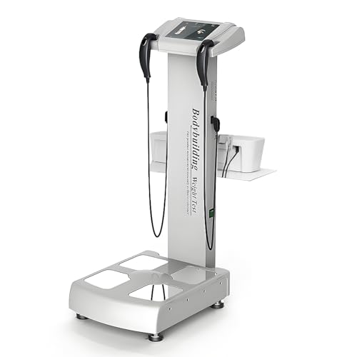 Bonxrdun Body Analyzer, Body Fat Composition Analyzer, Smart Digital BMI Full Body Fat Scale for Gym, Clinic, Home Use