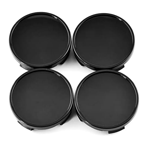 4x 63mm Black Car Wheel Center Hub Caps OD 63mm ID 58.5mm for 52110398AA 1LB77DD5AC 1LB77SZ0AC 1LB77DX8A Cover