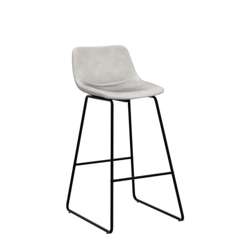 Image of Bar Height Bar Stools Set of 4 with Ergonomic Back & Durable Stable Legs