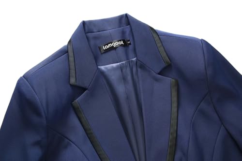 Lamgool Women's Pantsuit Set 2 Piece Dressy Suit Business Casual Blazer Jacket with Pants4