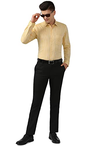 Image of Peter England Men's Textured Slim Fit Shirt