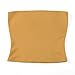 Sinzelimin Women's Tube Tops Double Layered Basic Casual Strapless Backless Bandeau Bras Fashion Solid Color Crop Base Shirts Yellow Medium