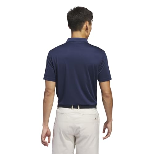 Adidas Mens Core Performance Primegreen Polo Shirt - Customizable Performance for Golfers M Collegiate Navy2