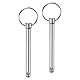 M METERXITY 2er-Pack Schnellspannstifte, 5/16 [8mm] Durchmesser, 2,56 [65mm] Verwendungslänge Bimini Top Stift für Schiffbau/Boot/Anhänger, 2,83 [72mm]