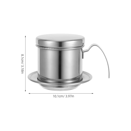 Filtre à café acier inoxydable pour maison et bureau, infuseur réutilisable chic