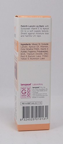Image of Rebirth Inc Lanolin Lip Balm With Vitamin E & Apricot Oil