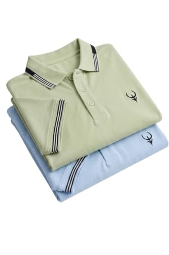 Image of Lymio Polo T Shirt for Men | Men Casual T-Shirt | Polo Available in Combo Pack of 2 (Polo-40-43)