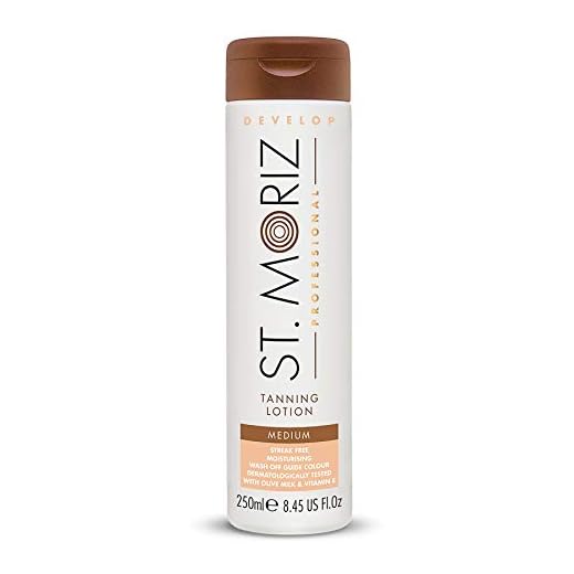 St. Moriz Autobronceador Loción Medium - 250 ml, Color Blanco/ Marrón