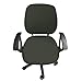 Housse de Chaise de Bureau d'ordinateur Housses de Chaise Universelles Protectrices et Extensibles Housse de Chaise Rotative (Vert)