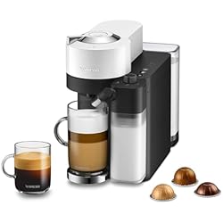 Nespresso Vertuo Lattissima Coffee & Espresso Maker by De'Longhi, Matte White and Glossy