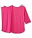 Silverts Women's Open Back Adaptive High Low Top Assisted Dressing Patient Clothing for Seniors - Pink Punch 2XL