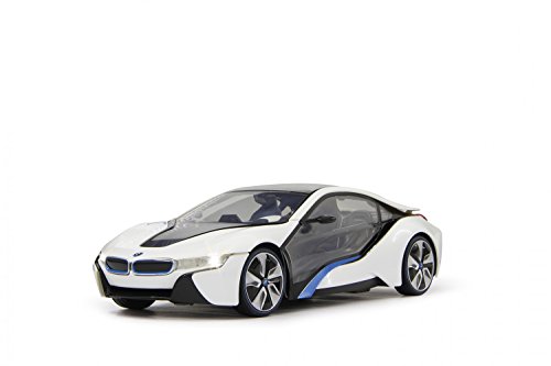 JAMARA BMW I8 1:14 2,4GHz - offiziell lizenziert, ca 1 Std Fahrzeit, ca. 11 Kmh, perfekt nachgebildete Details, detaillierter Innenraum, LED Licht