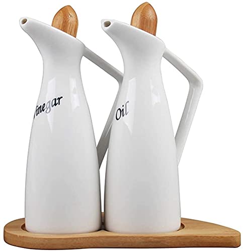 Houseware Oil and Vinegar Dispenser Bottle 300ML2 Ceramic Co...