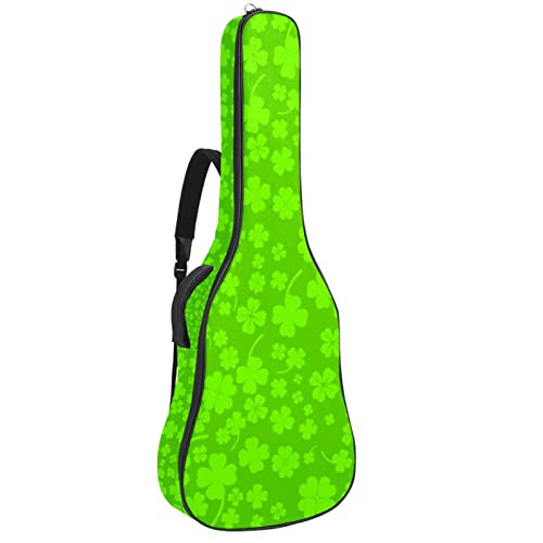 Hondank Housse imperméable pour guitare acoustique avec double bandoulière et poche Motif trèfle à quatre feuilles Vert… - Les Beatles, Paul McCartney, John Lennon, RIngo Starr, George Harrison Hondank Housse imperméable pour guitare acoustique avec double bandoulière et poche Motif trèfle à quatre feuilles Vert…