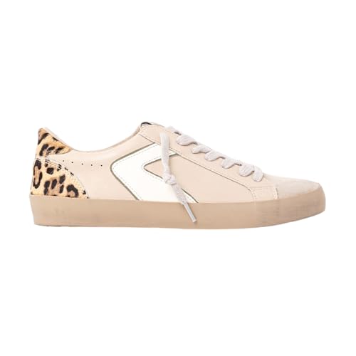 Womens Robbie Lace Up Sneakers Shoes Casual - Beige