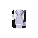 [HISDERN] ネクタイ メンズ セット ビジネス: ブランド ネクタイ ストライプ チーフ シルク 通販 就活 成人式 卒業式 入学式A4-01