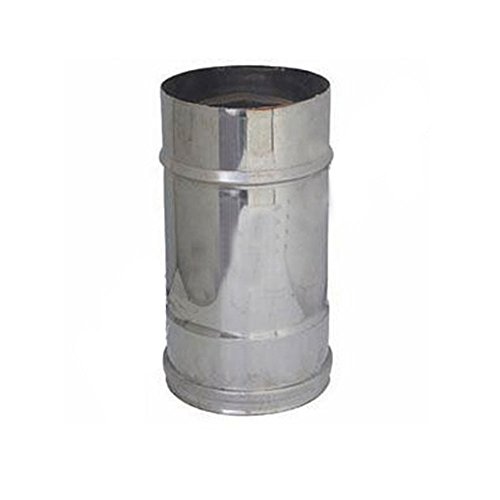 Tubo Inox per canna fumaria elemento dritto L 500