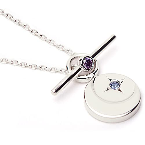 BTS STONEHENgE Necklace - Moment of Light BTS Army Necklace - Destiny Design BTS Necklace V - Fashionable BTS Merchandise for Girls - BTS KPop Gift with Precious Gem, Engraved BTS Name Necklace