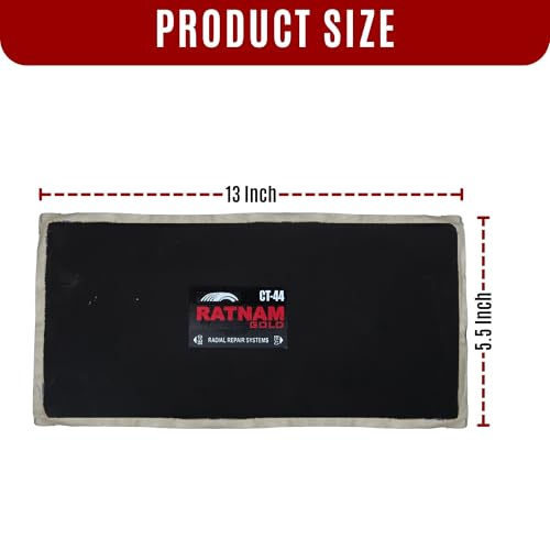 Image of Radial Tyre Repair Patch Box No.44 - Heavy Duty Puncture Repair Solution for Cars, Trucks & Buses | Durable, Reliable, Rubber Patch for Tubeless & Tube Tyres