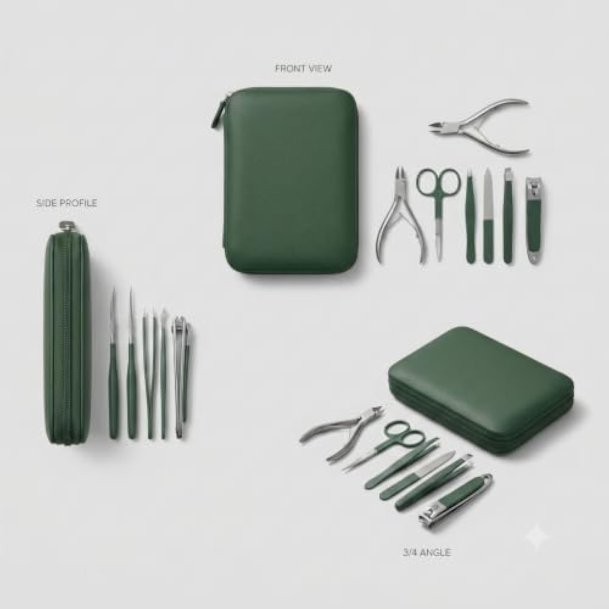 18-Piece Professional Manicure & Pedicure Set, Nail Care Kit