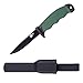 Messe mit günstig Kaufen-Zite Fishing Angelmesser inklusive Kunststoff Gürtel-Messerscheide - Robuster Klassiker - Fischmesser mit Anti-Rutsch Griff
