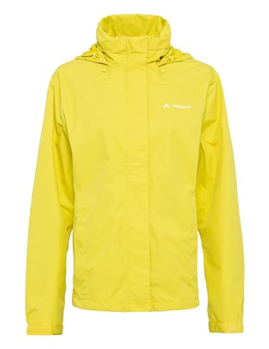VAUDE Damen Freizeit und Regenjacke Escape Bike Light, wasser- und winddicht, atmungsaktiv, sunbeam, 34