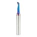 Amana Tool 51417-K Spektra Coated SC Spiral O Single Flute, Plastic Cutting 3/16 D x 5/8 CH x 1/4 SHK x 2 Inch Long Up-Cut CNC Router Bit with Mirror Finish