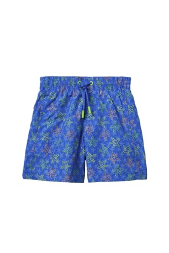 Goldenpoint Bañador para niño – Bañador Boxer Fantasía Starfish, turquesa, 6 años