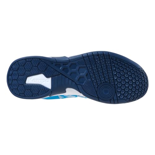 Kempa Unisex Kourtfly Three Sport-Schuhe, blau/weiß, 41 EU