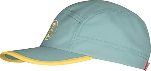 Trollkids Kinder Kappe Troll XT, Gletschergrün/Limonade, Größe 6-12 Years;52-56cm