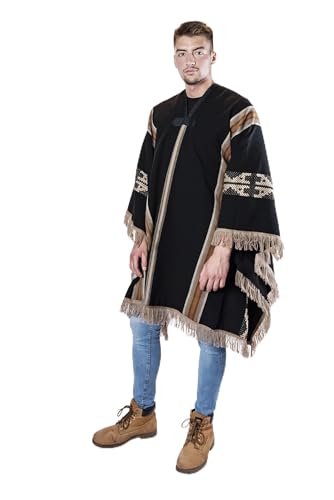 Experience Ultimate Comfort with Our Wool Poncho Men, Mens poncho, Mexican Ponchos Men, Wool Poncho Clint Eastwood