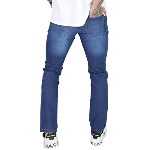CALÇA SKINNY JEANS, SARJA (AZUL ESCURO, 40)