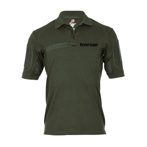 Polo tactique chasseur de territoire copytec motif nature et foret
