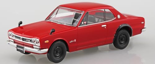 Aoshima Nissan C10 Skyline 2000GT-R escala 1:32 miniatura 2