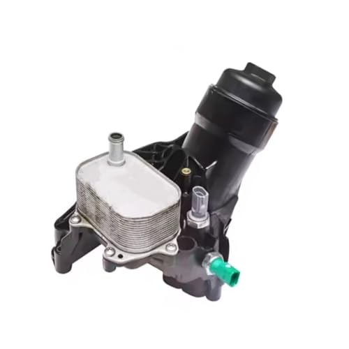 Engine Oil Cooler 03N115389M Oil Filter Housing Adapter Assembly 03N115389H Compatible with Audi A4 A5 A6A Q5 2.0 L