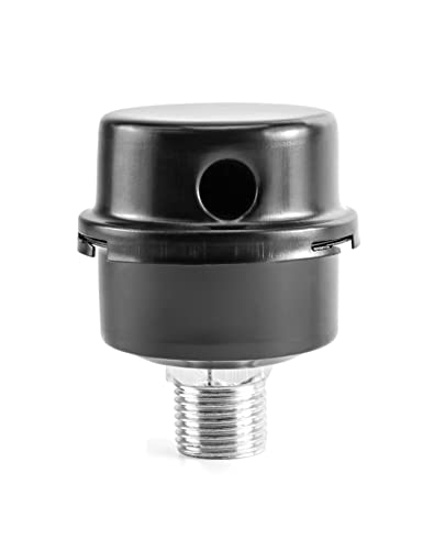 QWORK® 2 Stück Kompressor Schalldämpfer Filter, Metall Luftkompressor Kompressor Luftfilter, 1/2 PT 20mm