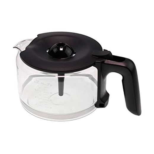 Glaskanne kompatibel mit/Ersatzteil für Philips 300007960881 NUR AUSSCHLIESSLICH für HD5416/60 CAFE GOURMET Kaffeemaschine